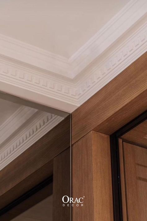 Would you try this stately cornice moulding in your next project? Thank you @madrid_forest for this pretty picture of our C211 cornice moulding! :pray_tone1: Ceiling Cornice, Cornices Ceiling, Cornice Moulding, Cornice Design, House Inside, Wall Molding, Classical Architecture, Home Ceiling, Classic Interior