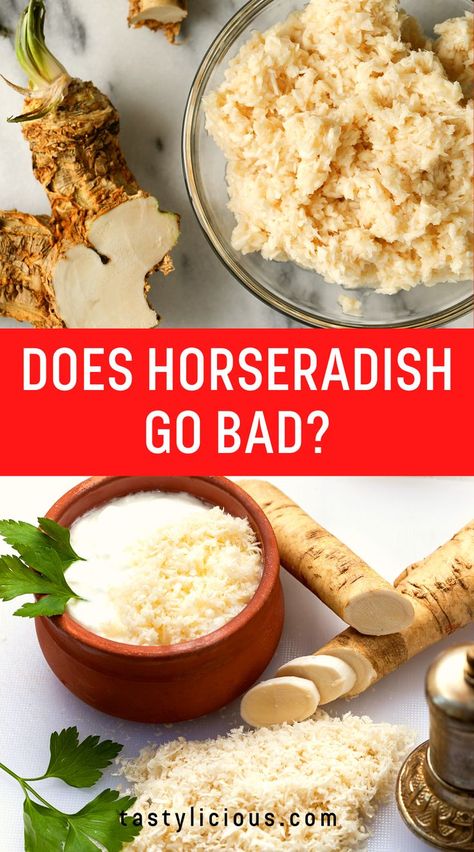 Does Horseradish Go Bad | does creamy horseradish go bad | how to preserve horseradish | can you freeze horseradish | juicing recipes for weight loss | juice recipes | healthy juicer recipes | juicer recipes beginners | green juice recipes for weight loss Horse Raddish Recipies, How To Can Horseradish, What To Do With Horseradish Root, Ways To Use Horseradish, How To Preserve Horseradish Root, How To Preserve Horseradish, Canned Horseradish Recipe, Horseradish Crusted Steak, Uses For Horseradish