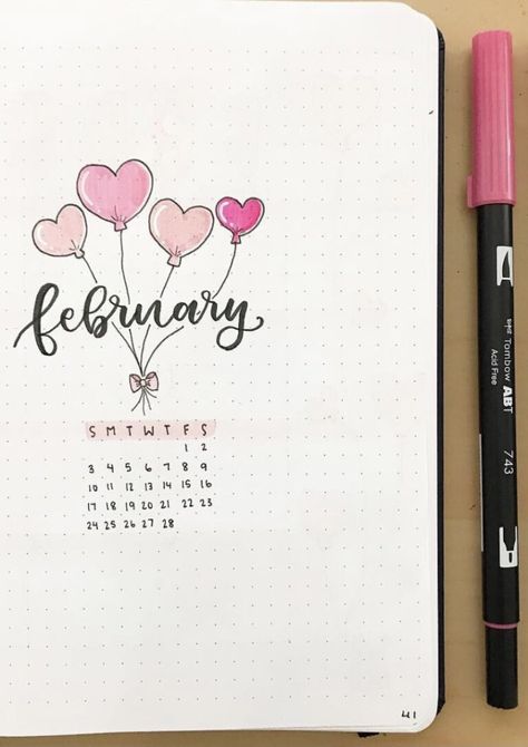 February Dot Journal, February Calendar Drawing, February 2024 Journal, February Scrapbook Page Ideas, February Aesthetic Month Calendar, February Calendar Doodles, February Bujo Calendar, February Scrapbook Page, February Aesthetic Calendar