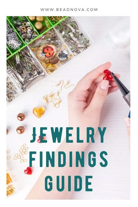 Jewelry Making Findings, How To Use Jewelry Findings, Beaded Jewelry Patterns Making Tools, Starting A Jewelry Making Business, Jewelry Findings Guide Wire, Jewelry Making Essentials, Earring Findings Products, Findings For Jewelry Making, Jewelry Making Basics