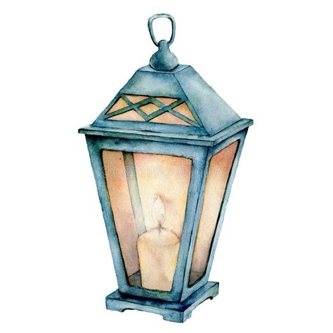 Lantern Drawing Simple, Lantern With Candle, Lantern Drawing, Painted Lanterns, Lantern Image, Lantern Illustration, Lantern Painting, Lantern Tattoo, Art Deco Paintings