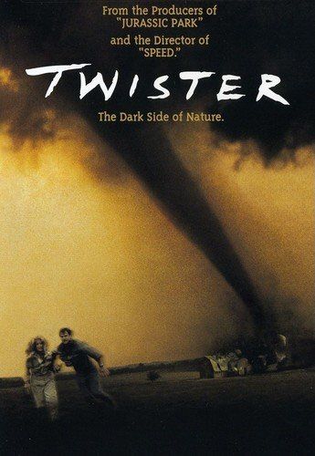 ‘Twister’ movie poster (1996) Twister 1996, Vintage Films, Cary Elwes, Disaster Movie, Night Movie, Helen Hunt, Filmy Vintage, Stormy Night, 90s Movies