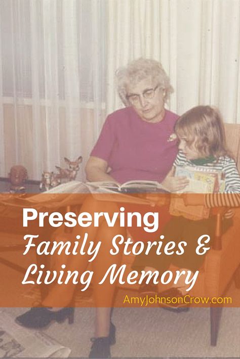 Family history is more than names and dates. Learn the importance of family stories and living memory and how to preserve them (and help your genealogy in the process.) Organizing Memorabilia, Photo Preservation, History Tips, Ancestry Scrapbooking, Family History Quotes, Preserving Photos, World History Classroom, The Importance Of Family, Family History Projects