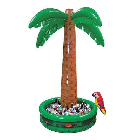 Tropisk Fest, Hawaiian Luau Party Decorations, Inflatable Palm Tree, Caribbean Party, Palm Tree Decorations, Luau Party Decorations, Hawaiian Party Decorations, Drinks Party, Luau Theme Party