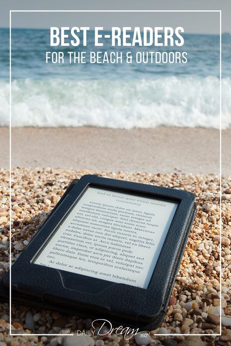 We look at the best e-readers on the market for the beach and outdoor ebook readers. A look at the different models, their features and types of files they can process. | #ebooks #e-reader #beach #travelgear #kobo #kindle | Travel Gadgets, Awesome Places, Dream Trip, Travel Time, Ebook Reader, Packing Tips For Travel, Travel Lover, E Reader, Travel Packing