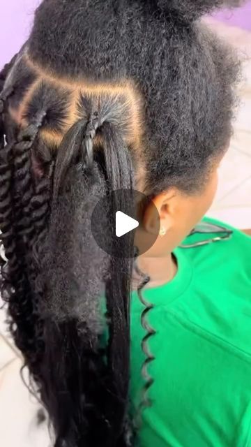 _MyNaturalHairJoint on Instagram: "Island #twists @refined_stylestt" How To Add Weave To Natural Hair Braids, Girl Two Strand Twist Styles, Large Cuban Twist, Island Twist Hairstyles Short, Singalese Twist Hairstyles, Big Island Twist, Hairstyles For Island Twist, Toddler Two Strand Twist Styles, Cute Twist Hairstyles For Black Women