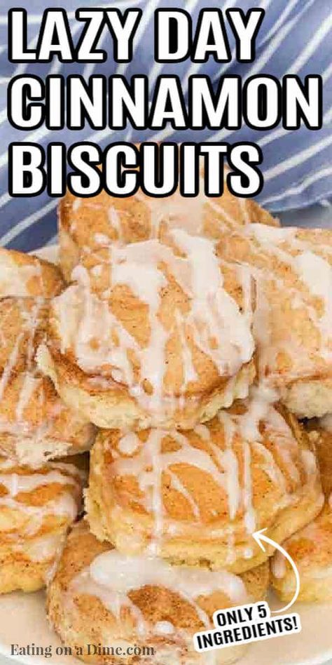 Lazy day cinnamon biscuits take only minutes to prepare and make a delicious and frugal breakfast idea. You only need 5 ingredients! Frugal Breakfast, Recipe Using Canned Biscuits, Grand Biscuit Recipes, Pillsbury Biscuit Recipes, Breakfast Biscuit Recipe, Biscuit Cinnamon Rolls, Air Fryer Recipes Keto, Frozen Biscuits, Cinnamon Biscuits