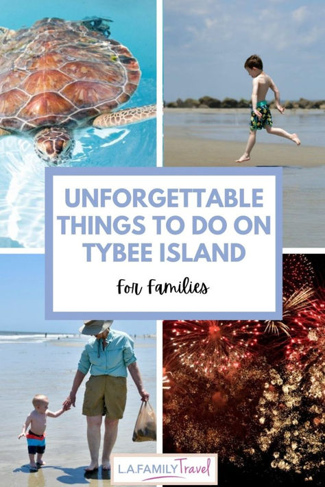 Tybee Island, Your Unexpectedly Wonderful Winter Break Family Vacation - LA Family Travel Tybee Island Lighthouse, Georgia Beaches, Tybee Island Georgia, Beach Destinations, Tybee Island, Family Getaways, Surf Lesson, Pier Fishing, Winter Break