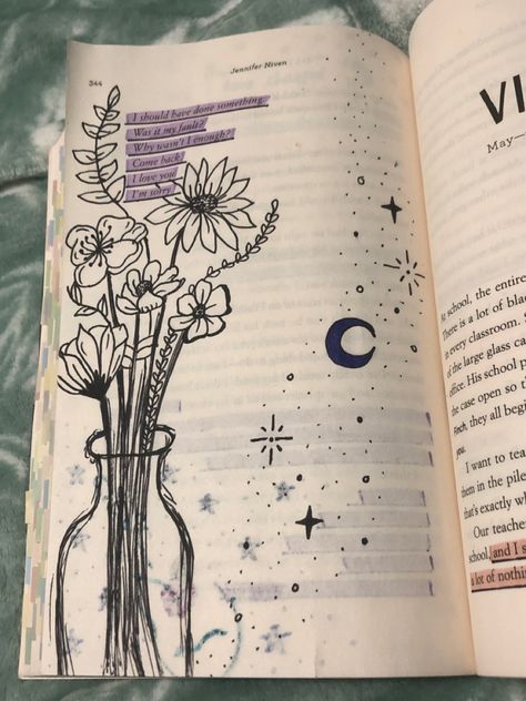 All The Bright Places Drawings, All The Bright Places Art, All The Bright Places Quotes, Book Annotation Tips, Book Annotating, Annotated Books, Poem Art, Fiction Books Worth Reading, Romance Series Books