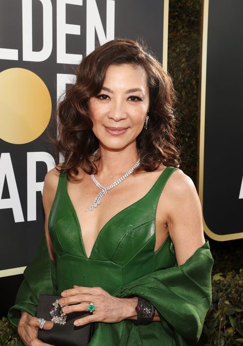 New story in Entertainment from Time: Michelle Yeoh Wore the Actual Emerald Ring From Crazy Rich Asians to the 2019 Golden Globes Crazy Rich Asians Ring, Crazy Rich Asian, Crazy Rich, Crazy Rich Asians, Armani Privé, Celebrity Jewelry, Michelle Yeoh, Emerald Engagement, Golden Globe Award