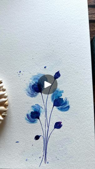 23 reactions | Paint some beautiful wildflowers with me using watercolors✨✨ 
.
.
.
[ watercolors, watercolor painting , watercolor art, watercolour flower , painting tutorial ,simple art , easy art , watercolours , sketchbook]
.
.
.
.

#watercolorpainting #watercolourart #loosefloralwatercolor #artreels #watercolours #paintingtutorial #artforbeginners #watercolourforbeginners #paintingreels #wildflowerwatercolor #looseflorals #paintwithme #letspaint #watercolorartist #watercolourist #botanicalart #simpleandeasy #botanicalillustration #painting #paintingflowers #artpage #aestheticvideo #aestheticartist #beautiful #blueflowers | Anvi_Artwork | sickickmusic · Birds of a feather x bleeding love Watercolor Art Birds Easy, Flower Painting Tutorial, Watercolour Ideas, Watercolour Flower, Art Watercolour, Birds Of A Feather, Easy Art, Art Easy, Water Colors