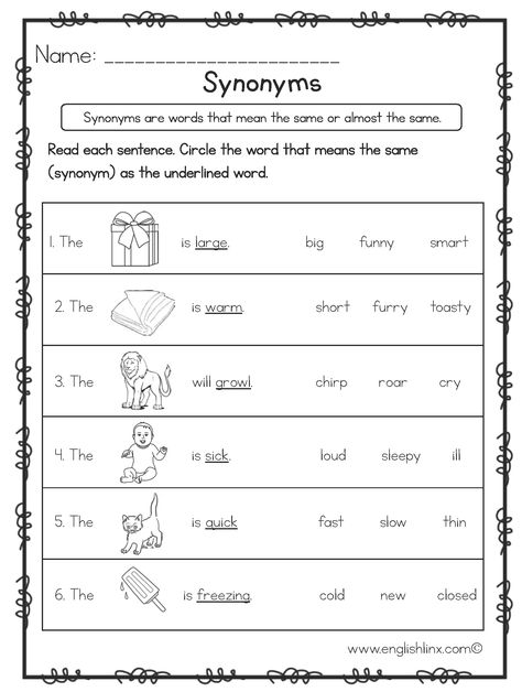 Similar Meanings Synonyms Worksheets Opposite Worksheets Grade 1, Opposite Worksheet, Synonym Activities, Opposites Worksheet, Antonyms Worksheet, Materi Bahasa Inggris, Work Sheet, First Grade Worksheets, Opposite Words