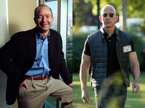 These before-and-after photos show tech billionaires' dramatic transformations - Tech CEOs used to be infamous for their lack of style.  But a photo revealing how much Amazon CEO Jeff Bezos has changed over the years shows that the stereotype is changing.   Here are 12 photos that prove how time and success changed some of tech's most famous CEOs.   SEE ALSO: Go inside the enormous New York museum that's home to some of the most famous watches in history  Back in 2005 when Amazon was just sellin Sweater Over Collared Shirt, Billy Zane, Going Bald, New York Museums, Bald Men, Jeff Bezos, Mens Casual Outfits, Transformation Body, Infamous