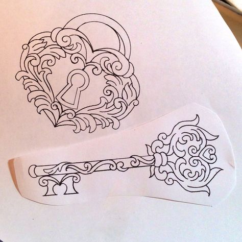 Alice In Wonderland Key Tattoo, Lock And Key Tattoo Designs, Key And Lock Tattoo, Lock And Key Tattoos, Padlock Tattoo, Heart Lock Tattoo, Lock Key Tattoos, Lock And Key Tattoo, Keyhole Tattoo