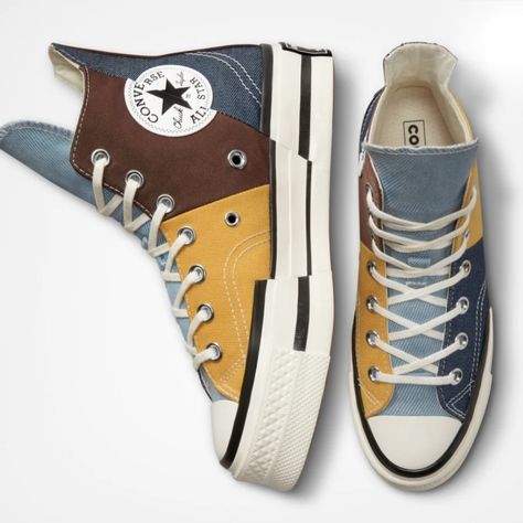 Converse All Star Chuck Taylor, Chuck 70 Plus High-Tops *Nwt In Box* Color: Squirrel Friend/ Earthy Brown/ Navy Size: 10.0 Men's/ 12.0 Women's 10.5 Men's/ 12.5 Women's Unisex Model # A02871c