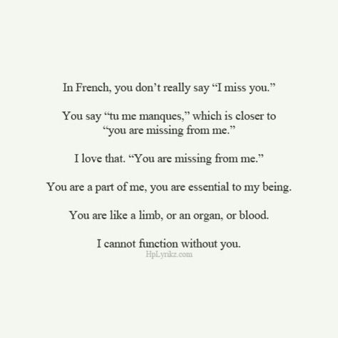 Francais Missing From Me, Love Quotes For Wedding, Fina Ord, Tu Me Manques, Enjoy The Little Things, French Quotes, Wedding Quotes, Life Goals, I Miss You