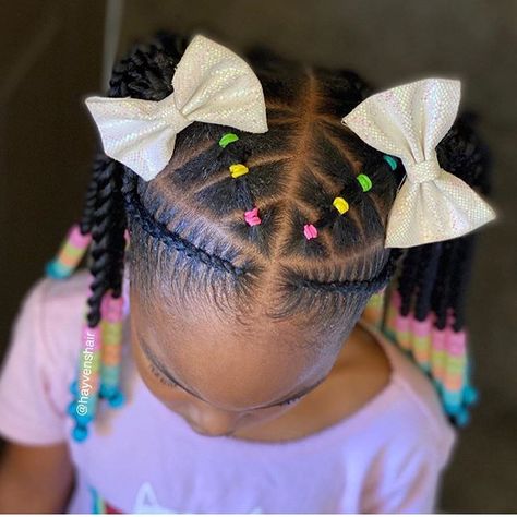 Nae Nae's Naturals (@naenaesnaturals) • Instagram photos and videos Rubberband Hairstyle, Curly Mixed Hair, Braids Stitch, Twists Braids, Cornrow Braids, Biracial Hair, Lil Girl Hairstyles, Stitch Braids, Hair Cute