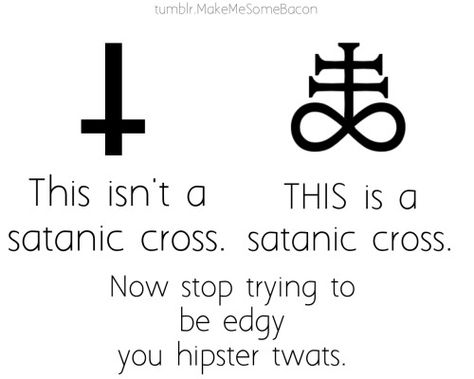 Upside Down Tattoo, Satanic Tattoo Symbols, Satanic Rules, Spiritual Satanism, Theistic Satanism, Laveyan Satanism, Satanic Cross, Satanic Tattoos, The Satanic Bible