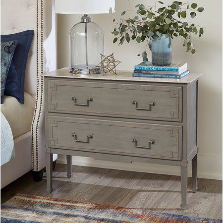 Entryway Chest, Gray Painted Furniture, Painted Fox Home, Entryway Storage Cabinet, Painted Fox, Dresser Refinish, Fox Home, Pulaski Furniture, Accent Chest