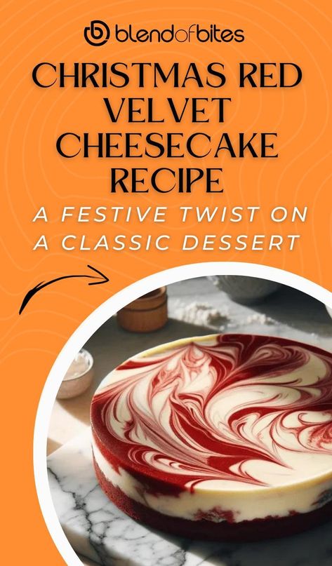 This Christmas Red Velvet Cheesecake recipe combines the rich flavors of red velvet cake with the creamy goodness of cheesecake, resulting in a show-stopping dessert that will impress your family and friends.I first discovered this recipe during a holiday gathering with friends, and it has since become a staple in my Christmas dessert repertoire. Red Velvet Cheesecake Recipe, Christmas Red Velvet, Christmas Cheesecake, Red Velvet Cake Recipe, Velvet Cake Recipes, Velvet Cheesecake, Red Velvet Cheesecake, Cheesecake Cake, Christmas Dessert