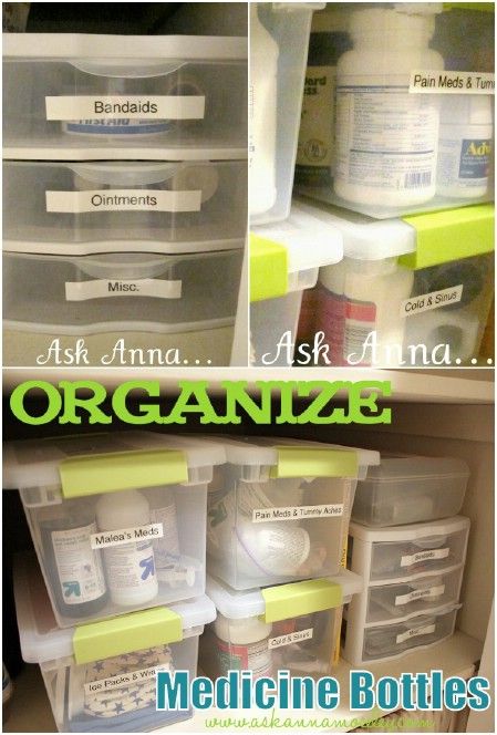 Organize the Medicine Cabinet Medication Organization Storage, Master Closet Organization, Medicine Cabinet Organization, Medication Organization, Home Medicine, Baby Room Organization, Medicine Organization, Store Hacks, Dollar Store Hacks