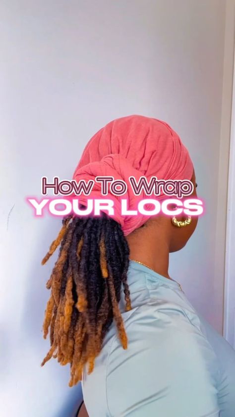 𝑲𝑮✨ | 3 quick wrap styles for your locs when you’re on the go! I wanted to do some styles that doesn’t require you to use a hair tie because I... | Instagram Head Wrap And Locs, Low Bun Head Wrap, Scarf With Locs, Loc Styles With Scarf, Head Wrap Styles For Locs, Head Wraps For Locs, Headwrap Styles With Locs, Tie A Head Wrap, Jah Locs