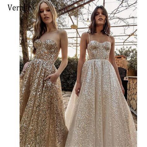 Gold Sparkly Prom Dresses, Gold Dresses Long, Gold Sparkly Dress, Sparkly Prom Dresses, Gold Prom Dresses, Long Evening Dresses, Sweetheart Prom Dress, Gowns Prom, Prom Dress Inspiration