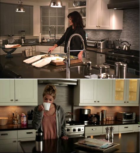 Hanna Marin House, Hanna House, Pretty Little Liars Hanna, My Dream Kitchen, Downtown Aesthetic, Usa House, Pretty Houses, Family Series, Happiness Challenge