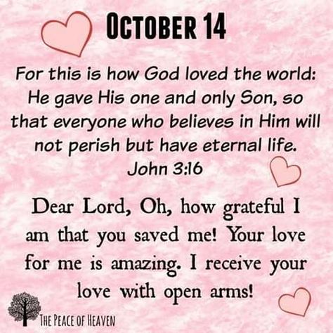 October 14 October Scripture, Daily Sayings, Declaration Prayers, October Images, Psalms Quotes, Days Quotes, Praise Jesus, Prayer For Love, Prayer Time