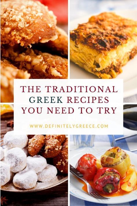 Traditional food is one of the best ways to embrace a culture. Great traditional meals are the kind that you’ll be served if you are lucky enough to be invited into a Greek home or at a truly authentic taverna. Click through for more. #DefinitelyGreece #GreekFood #GreekRecipes #TavernasGreece #GreekBlogs Traditional Greek Recipes, Traditional Greek Food, Food Recipes For Dinner Healthy, Healthy Easy Meals, Easy Meals Healthy, Healthy Foods Recipes, Healthy Food Recipes Easy, Healthy Tasty Recipes, Meal Ideas Healthy