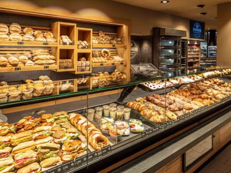 Bakery Shop Interior, Modern Bakery, Bakery Shop Design, Bakery Store, Bakery Interior, Bakery Design Interior, Bread Shop, How To Store Bread, Hotel Food