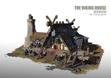 Nordic Architecture, Viking House, Viking Character, Viking Village, Timber Frame House, Nordic House, Simple Building, Yoga Burn, Nordic Vikings