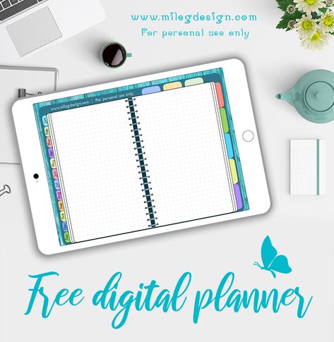 Free Digital Planner - Mile Digital Bullet Journal Goodnotes Header Ideas Ipad, Digital Planner Background, Collanote Planner Free, Digital Bujo Template, Procreate Journal Template, Free Digital Notebook Template, Free Good Notes Templates, Onenote Planner Templates Free, Free Digital Journal Goodnotes