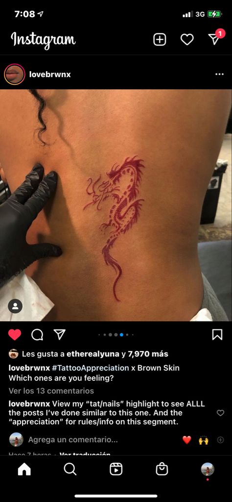 Red Ink Tattoo On Brown Skin, Red Ink Brown Skin, Red Tattoos On Brown Skin, Red Tattoo Dark Skin, Red Ink On Dark Skin, Red Tattoo On Brown Skin, Red Tattoos For Women Brown Skin, Red Tattoos On Dark Skin, Red Ink Tattoos On Dark Skin