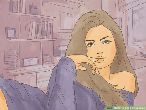 How to Act Like a Siren: 14 Steps (with Pictures) - wikiHow Fun How To Do A Siren Gaze, Siren Women Energy, Siren Art Of Seduction, How To Look Like A Goddess, Siren Mindset, How To Be A Siren Woman, Siren Woman Aesthetic, Siren Seduction Art, Siren Energy Aesthetic