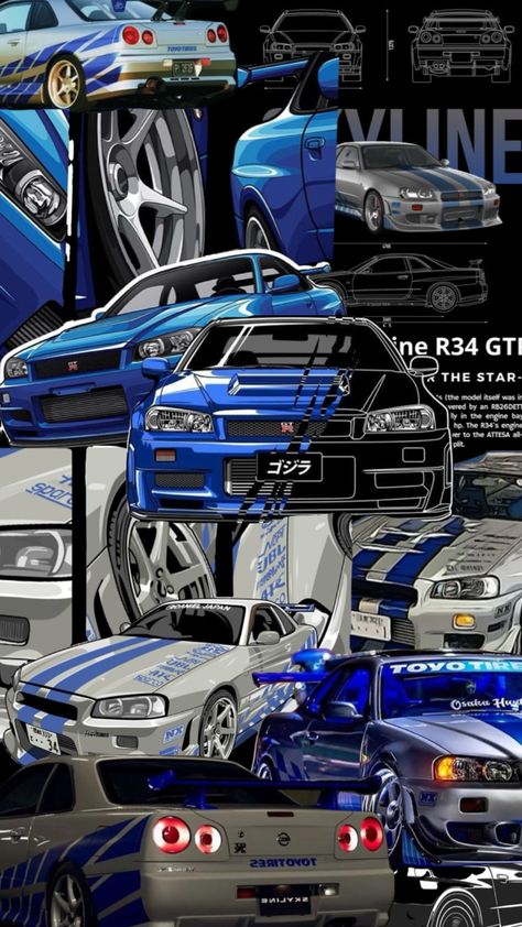 Blue Skyline R34 Wallpaper, Nissan Skyline R34 Wallpapers Iphone, Skyline Gtr R34 Wallpapers Iphone, Nissan Gtr R34 Skyline Wallpaper, Race Cars Wallpaper, Gtr Anime, Gtr R34 Wallpaper, Gtr R35 Wallpapers, Skyline R34 Wallpaper