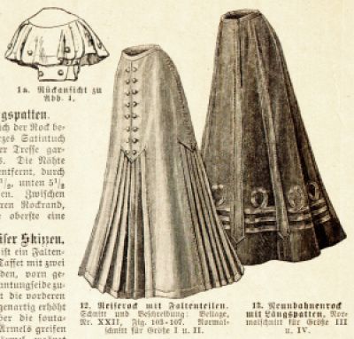 Edwardian Walking Skirt, 1908 Fashion, German Pattern, Edwardian Skirt, Edwardian Gowns, Walking Skirt, History Bounding, Pattern Sheet, 1910s Fashion