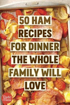 Recipes Using Ham Slices, Recipes Using Ham Steak, Ham Recipes For Dinner, Ham Slices Recipes, Ham Meals, Ham Dinners, Recipes With Cooked Ham, Ham Recipes Healthy, Recipes Using Ham