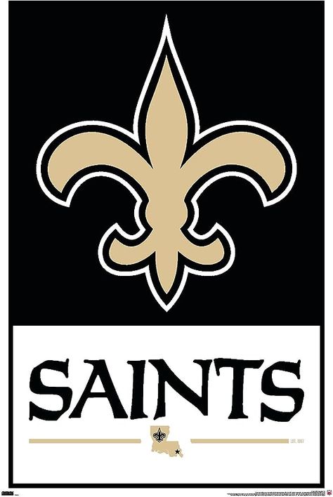 Nfl Wallpaper, New Orleans Saints Logo, Saints Logo, New Orleans Saints Football, Kitchen Artwork, Michael Thomas, Saints Football, Tshirt Printing Design, Nfl Logo