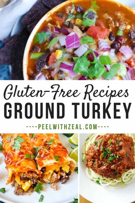 Gluten Free Ground Turkey Recipes, Turkey Breakfast Recipes, Turkey Kofta, Ground Turkey Chili Recipe, Recipes Using Ground Turkey, Turkey Lunch, Ground Turkey Chili, Ground Turkey Soup, Gluten Free Recipes For Lunch