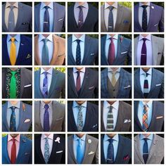 Saturday night recap. Heres a look back through October. Which look was your favorite? Mens Shirt And Tie, Shirt Tie Combo, Business Casual Attire For Men, Business Attire For Men, Mens Dress Outfits, Blazer Outfits Men, Men Ties, Ties Mens Fashion, Formal Men Outfit