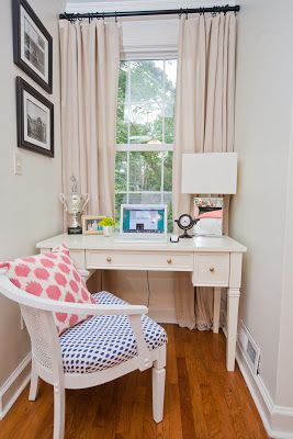 Nook Office, Desk Nook, Window Nook, Tiny Office, Cool Office Space, Bedroom Styling, Office Nook, Styling Photography, Inspiring Interiors