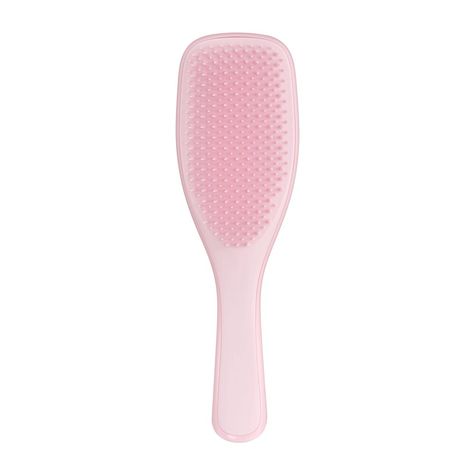 The Ultimate Detangler is a detangling hairbrush for wet and dry hair. The patented teeth have two-tiered technology with added flex for wet hair. The long, flexible teeth detangle, removing knots and reducing breakage, while the short teeth smooth, for glossy, frizz-free hair. Perfect for the shower, also use it to evenly draw shampoo and conditioning treatments through the hair. Curly Hair Brush, Hair Care Tools, Detangling Hair Brush, Tangle Teezer, Millennial Pink, Frizz Free Hair, Detangling Brush, Wet Brush, Sally Beauty