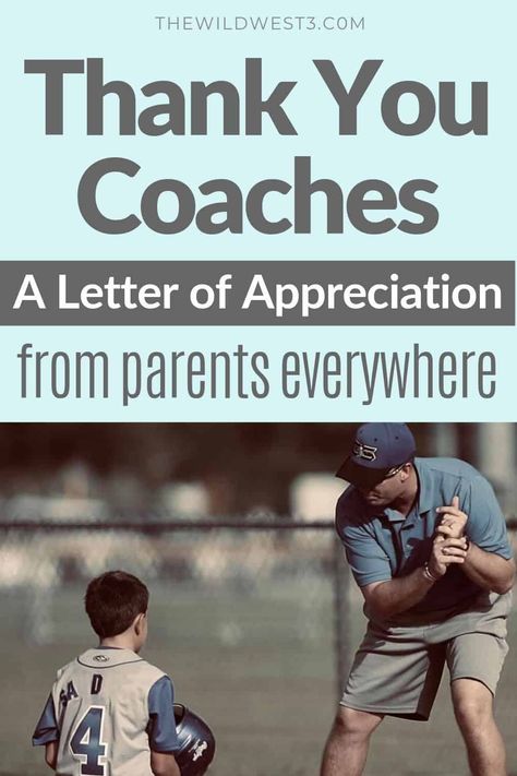 The best thank you gift for Coach is sincere gratitude. Check out this heartfelt thank you letter to a coach from parents everywhere. Share it with your favorite coach or print it out (using the high resolution pdf free printable) and frame it to use as part of an end of season coach's gift. Baseball, Soccer, Football, ANY sport -- all coaches deserve our sincere appreciation. #thankyou #thankyougifts #thankyoucards #thankyounotes #coach Softball Coach Quotes Thank You, Football Coach Quotes Thank You, Thank You Letter To My Coach, End Of Football Season Quotes, Soccer Coach Thank You, End Of Baseball Season Quotes, Thank You Card For Coach, A Letter To My Son On His Last Football Game, Good Coach Quotes Sports