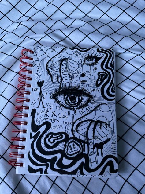 #tiktok #aesthetic #weird #weirdcore #indie #indiecore #indieartist #indieart Weirdcore Art, Aesthetic Drawing Ideas, Weirdcore Aesthetic, Art Notebook, Weird Drawings, Notebook Drawing, Drawing Ideas Easy, Arte Grunge, Collage Drawing