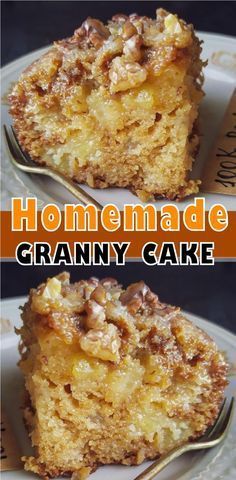 Granny Cakes, Summer Potluck Desserts, Granny Cake Recipe, Granny Cake, Sheet Cakes, Cakes Recipes, Coffee Cakes, Pineapple Cake, A Piece Of Cake