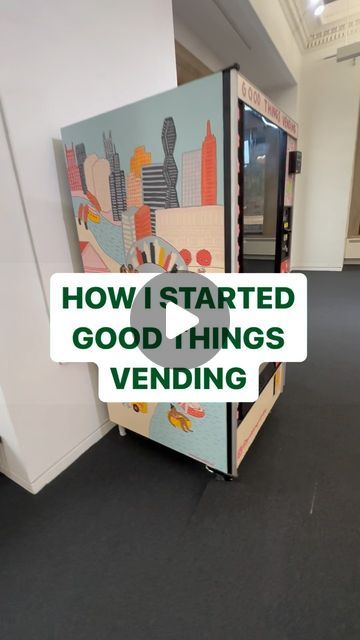 🍒📟🛼🕹 Good Things Vending 📼👾🍄🐬 on Instagram: "〰️ It’s hard to be concise about how Good Things got here but generally it went like this… 🔹 I purchased an AP vending machine off Craigslist and had it delivered to a space I could work on it. Lived in a 3rd floor walk up so had to call in a favor to find a space for the machine. 🔸 I had a credit card reader installed. There are pros and cons to the two major processors for vending machines (Cantaloupe and Nayax). Could talk about this forever but I went with Cantaloupe. 🔹 I started pitching locations, got a bunch of no’s before I got a yes. Each time I refined my pitch. I talked about my vending machine dream all the time and eventually that led to my first location at the Chicago Cultural Center. 🔸 Once I knew where the machine wa Cool Vending Machine Ideas, Mini Vending Machine, Credit Card Reader, Vending Machine Design, Vending Machine Business, Chicago Cultural Center, It Goes Like This, Chicago Artists, Vending Machines