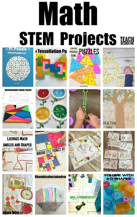 200+ Exciting Elementary STEM Projects - Teach Beside Me Elementary Stem Projects, Stem Math Activities, Math Project Ideas, Math Stem Projects, Stem Projects Elementary, Math Stem Activities, Elementary Stem, Elementary Stem Activities, Stem Projects For Kids