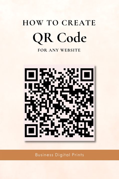 Create a QR code for any website! Click the link to follow a step-by-step instructions to create a QR code. Video is also on the link. Happy editing! How To Make Your Own Qr Codes, How To Make A Qr Code For Business, Qr Code For Business, How To Create A Qr Code, Qr Code Template, Make Qr Code, Code Video, Boss Moves, Qr Code Generator