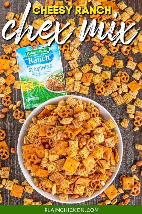 Cheeze Its Recipe With Ranch, Chex Mix With Cheez It, Cheez It Snack Mix Recipe Ranch, Chex Mix With Ranch Seasoning, Snack Mix Recipes No Bake, Cheez It Snack Mix Recipe, Recipes With Ranch Dressing, Cheesy Ranch Chex Mix, Ranch Chex Mix Recipes